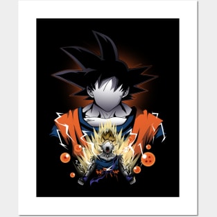 Saiyan Hero Posters and Art